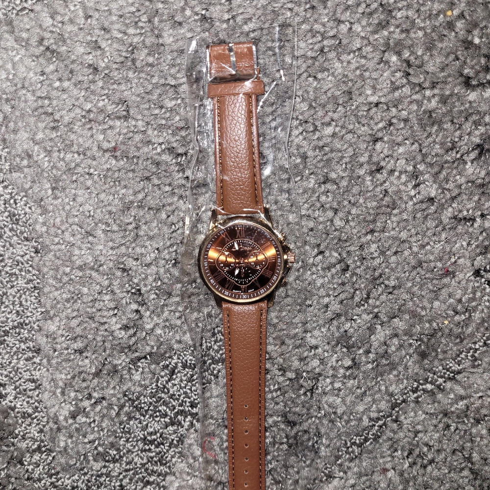Beautiful Brown and Rose Gold Lis Times watch